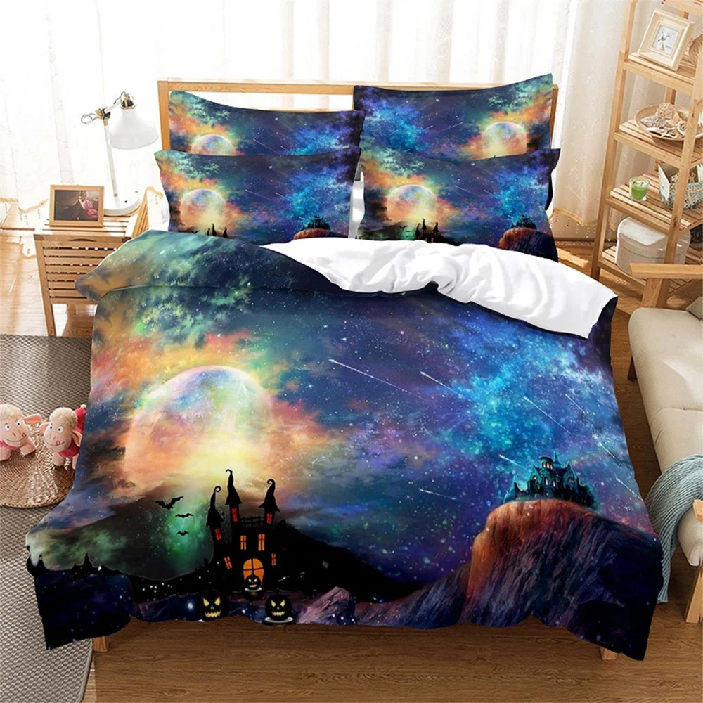 

Starry sky Bedding Set Duvet Cover Set 3d Bedding Digital Printing Bed Linen Queen Size Bedding Set Fashion Design