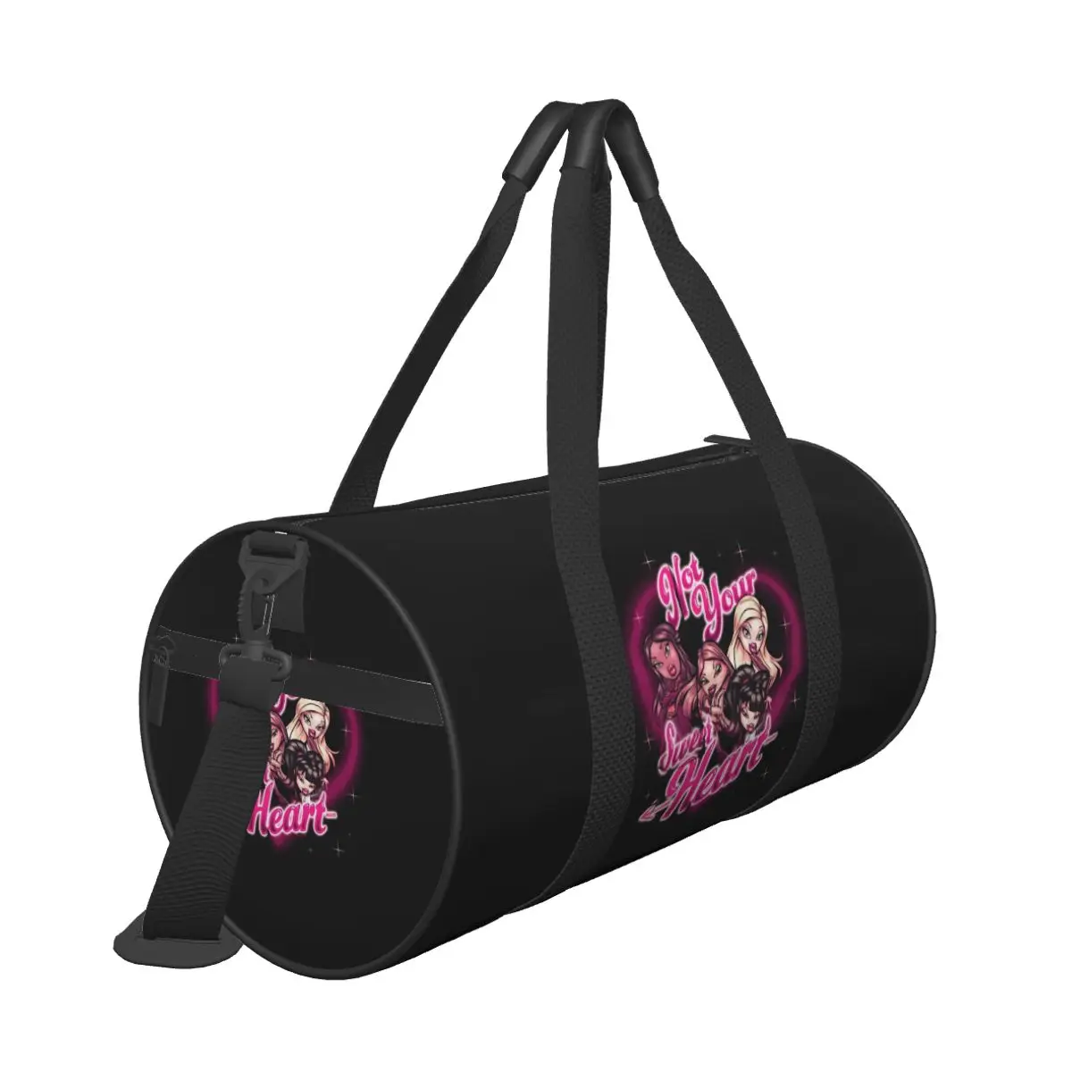 Bratz Heart Gym Bag Travel Training Sports Bags Men Women Custom Large Capacity Vintage Fitness Bag Outdoor Handbags