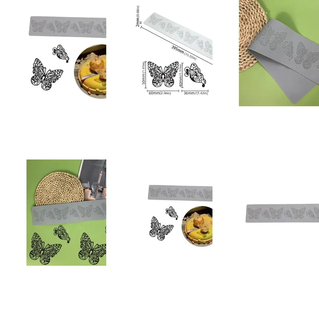  Hollow Out Butterfly Honeycombs Sugar Flipping Lace Pad DIY Chocolate Use