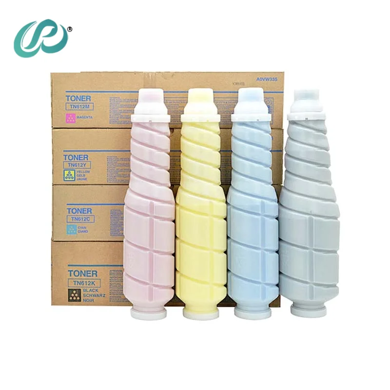 

4PCS/1Set TN612 bizhub C6501 C5501 For Konica Minolta Color Copier Toner Cartridge New Compatible Japan Color Ccopier