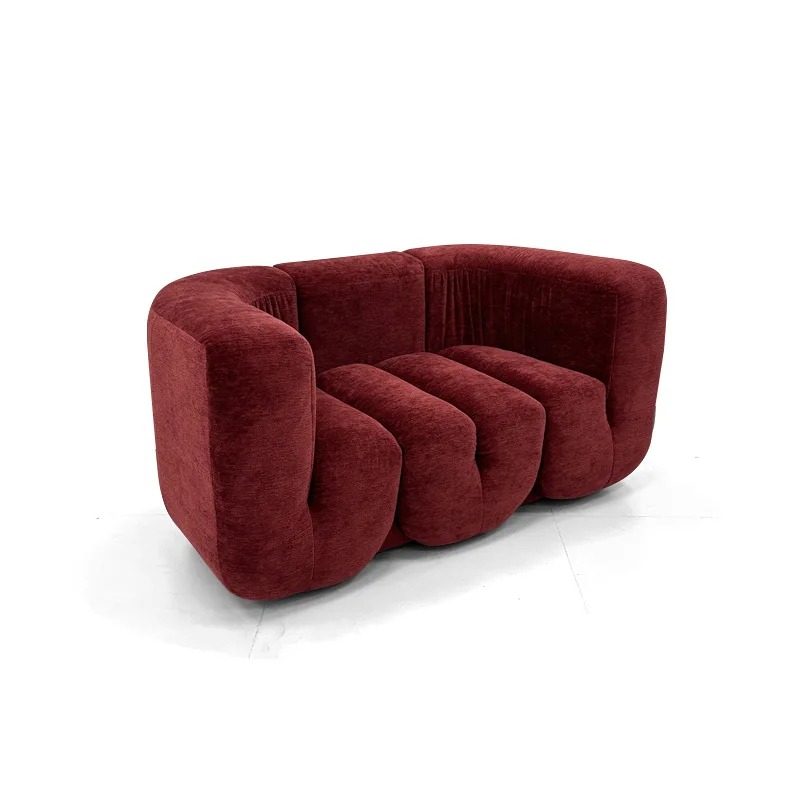 

Retro leather special-shaped sofa Nordic DS707 fist U-shaped minimalist fabric sofa designer furniture