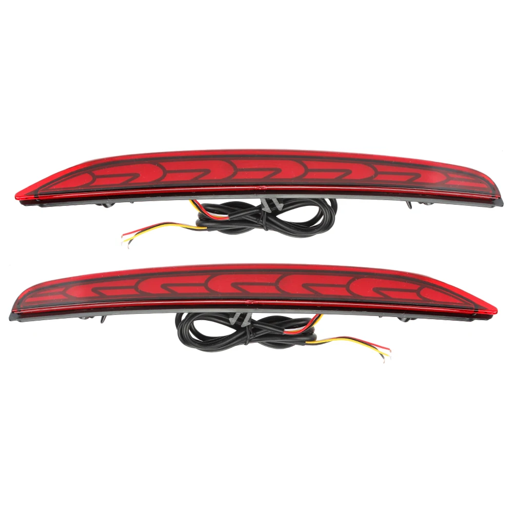 

1 Pair Car LED Rear Bumper Reflector Lights For Hyundai Xcent I10 2018 Led Brake Lights Car Rear Bumper Lamp Reflector Tail Lamp
