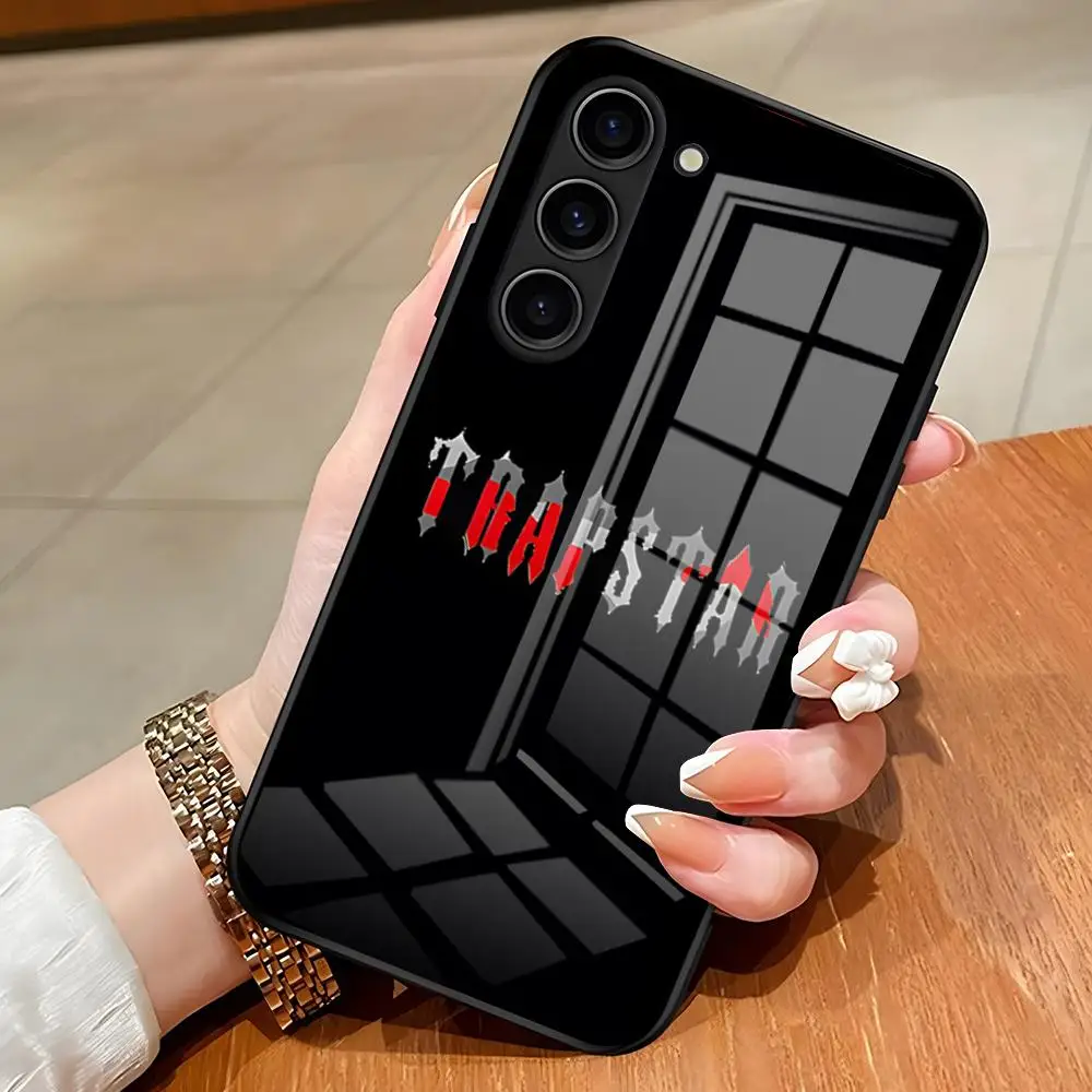 TrapstarES Fashion Phone Case For Samsung S26 S25 Edge Ultra S23 S22 S21 S20 Ultra Plus S24 Fe A54 A53 A25 Glass Cover view 4