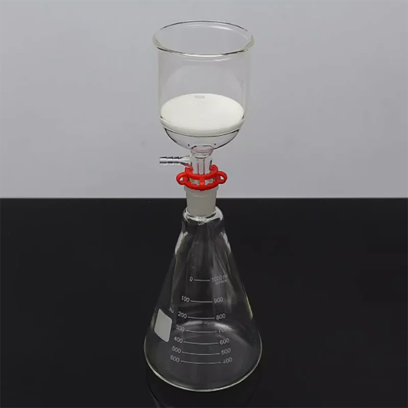 

Suction filter set 1000ml standard triangle bottle and suction filter funnel 350ml 2-piece set