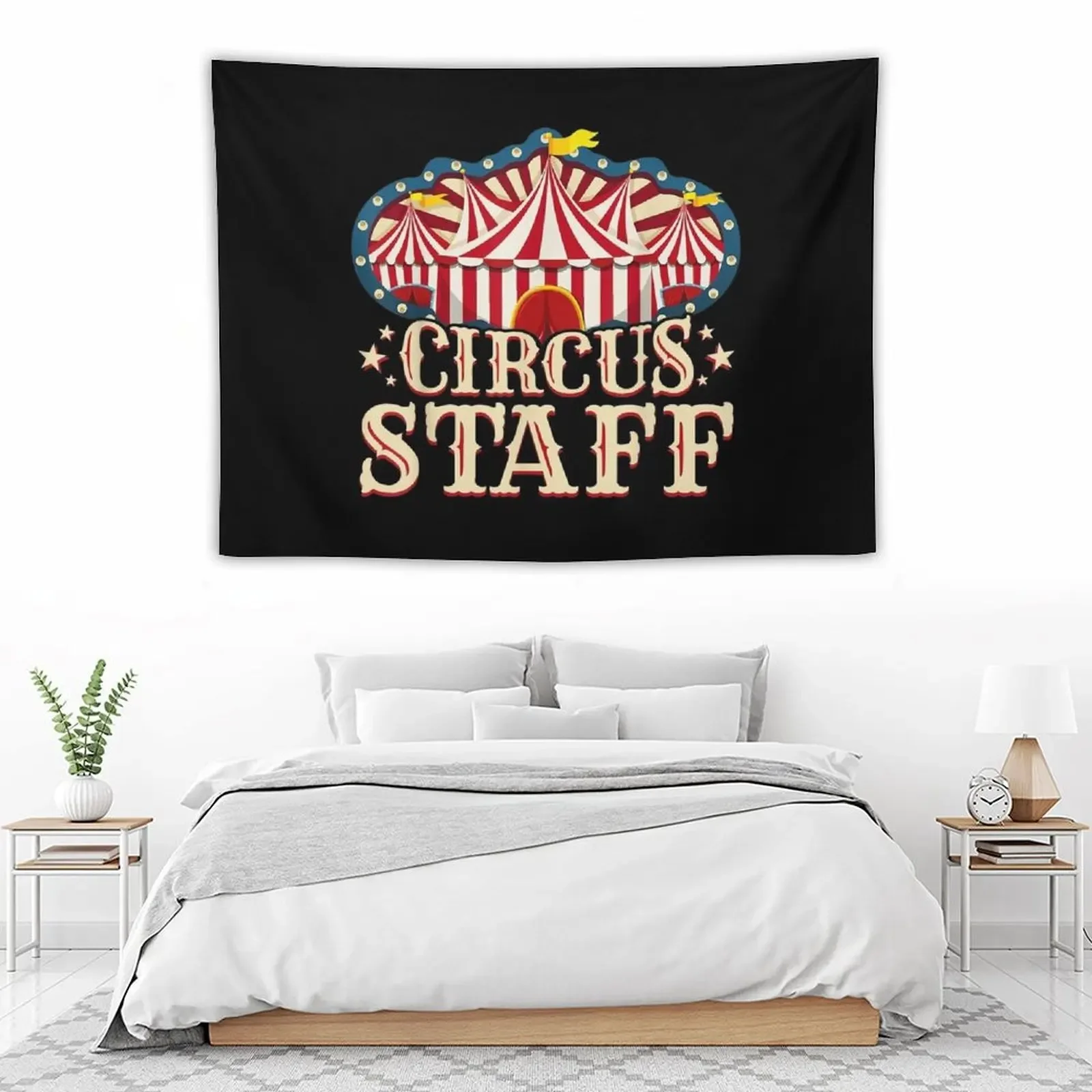 Circus Personeel Shirt - Circus Feest Shirt - Circus Personeel Wandtapijt Wallpapers Huisdecoratie Decoraties Voor Kamer Wandtapijt