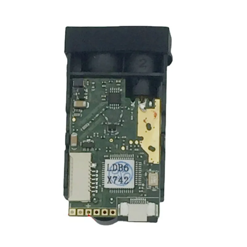 Laser ranging module sensor50meter serial port TTL output secondary development protocol can be converted to RS232 and networked