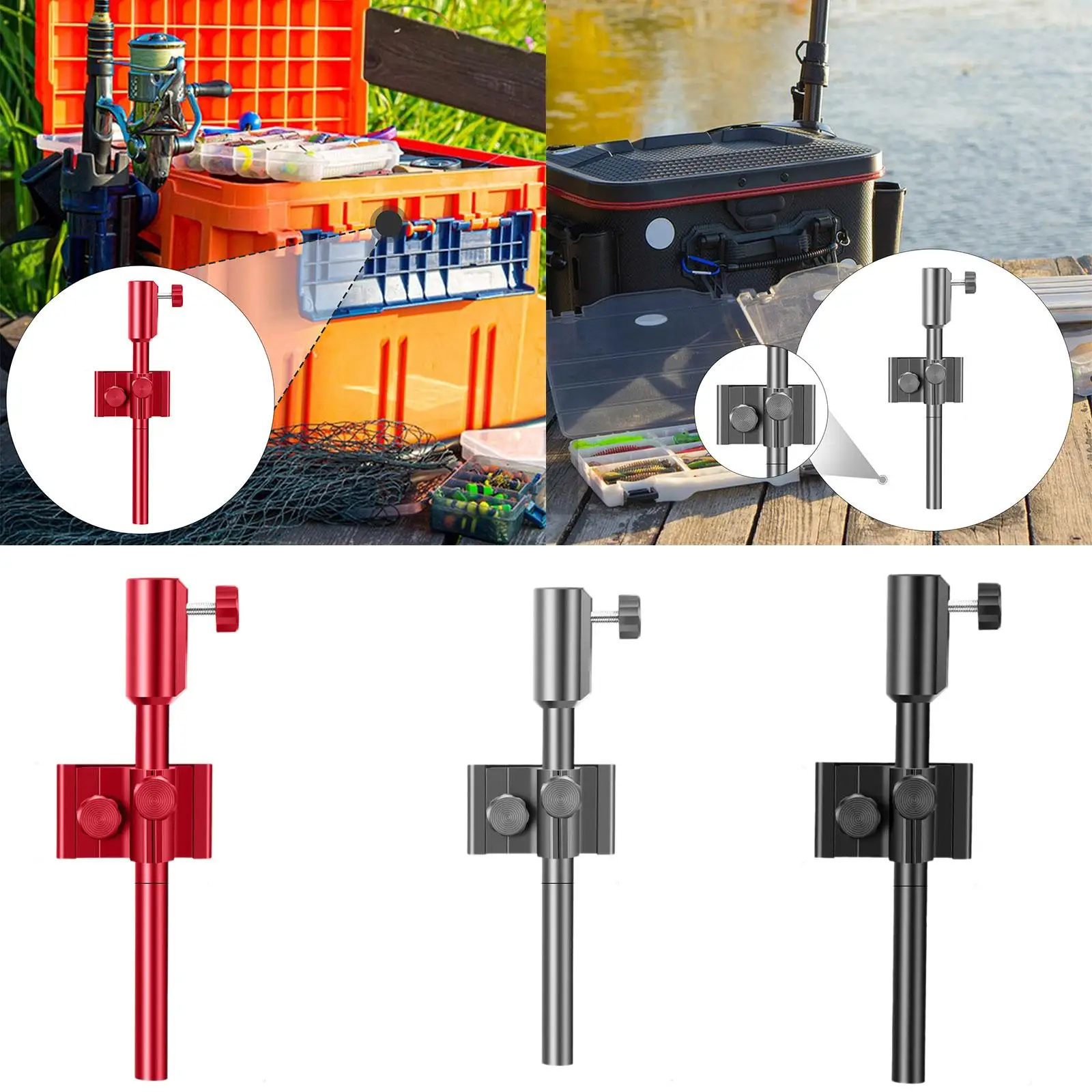 Caja de cebos, estante de pesca, caja de cebos, estante para aventuras en aguas profundas de Shoreline
