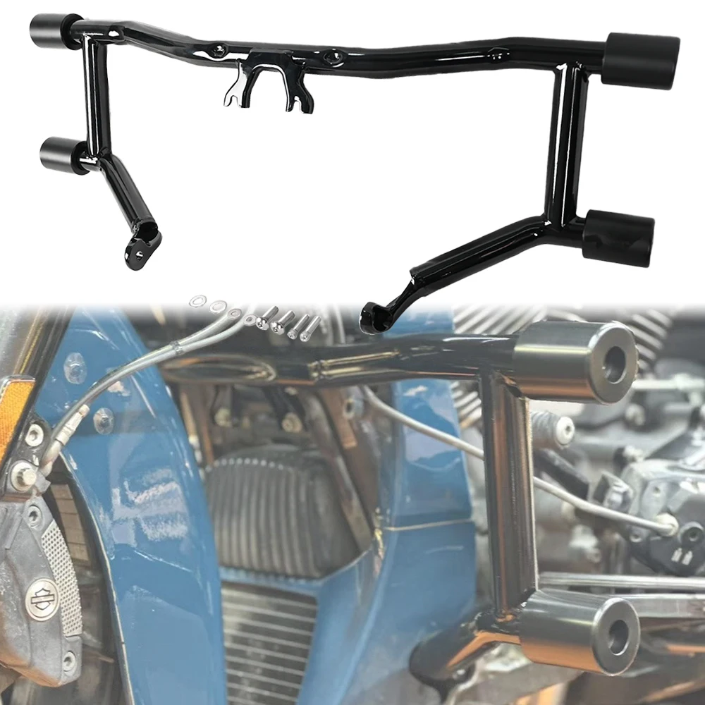 

Motorcycle Accessories Highway Footpeg Crash Bar Performance Two Step Engine Guard Sliders For Harley Touring 2014-2025