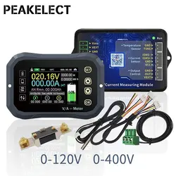 Peakelect KG140F Battery Tester 100V 400A Coulometer Meter Battery Capacity  Indicator LCD Power Display Phones Control KL140F