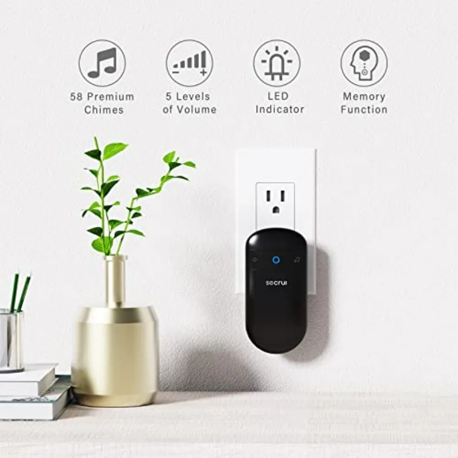 doorbell receiver plugged into wall