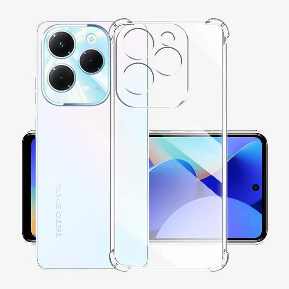 Shockproof Case For Infinix Hot 40 Pro Clear Silicone Soft Cases For Infinix Hot 40i Transparent Cover Hot40 40Pro Funda Coque