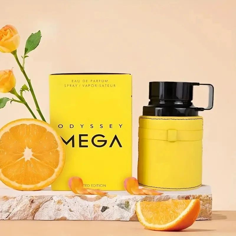 

Armaf Odyssey Mega men's limited edition perfume spray, 3.4 ounces, wooden fragrance, lasting fragrance perfume