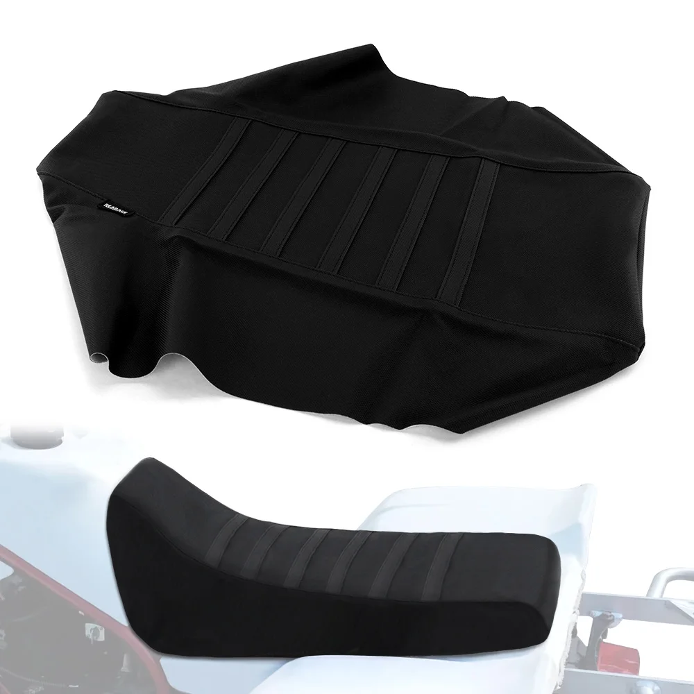 

For Yamaha Blaster 200 YFS200/YFS200SE/YFS 200 1988-2006 Motorcycle Non-Slip Seat Cover Leather Striped Grip Gripper Seat Cover