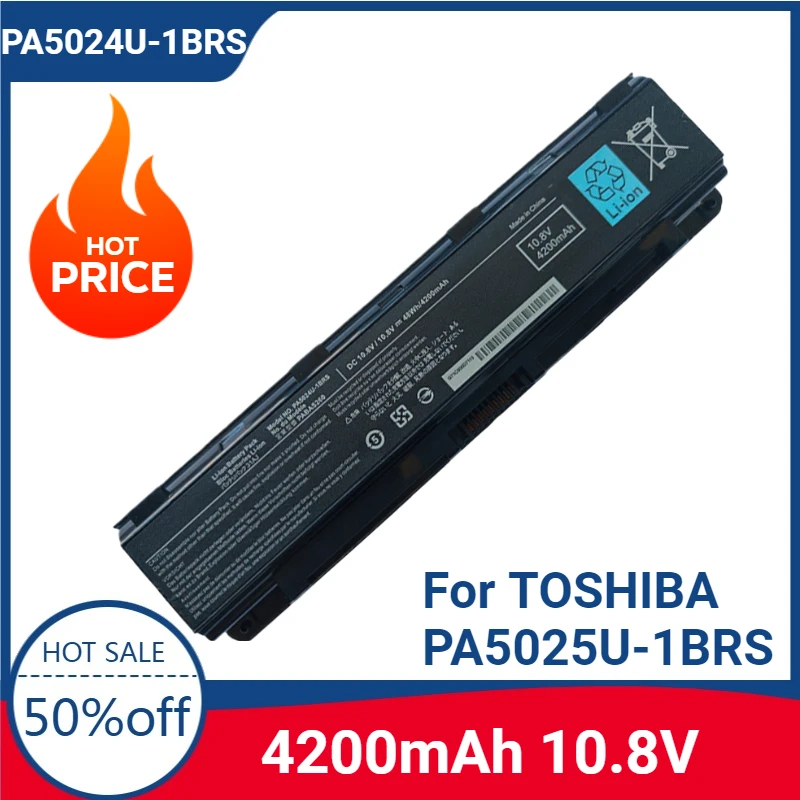 

New High-quality PA5024U Laptop Battery for TOSHIBA PA5025U-1BRS PA5023U-1BRS PA5024U-1BRS PA5025U PA5023U PABAS261 PABAS260