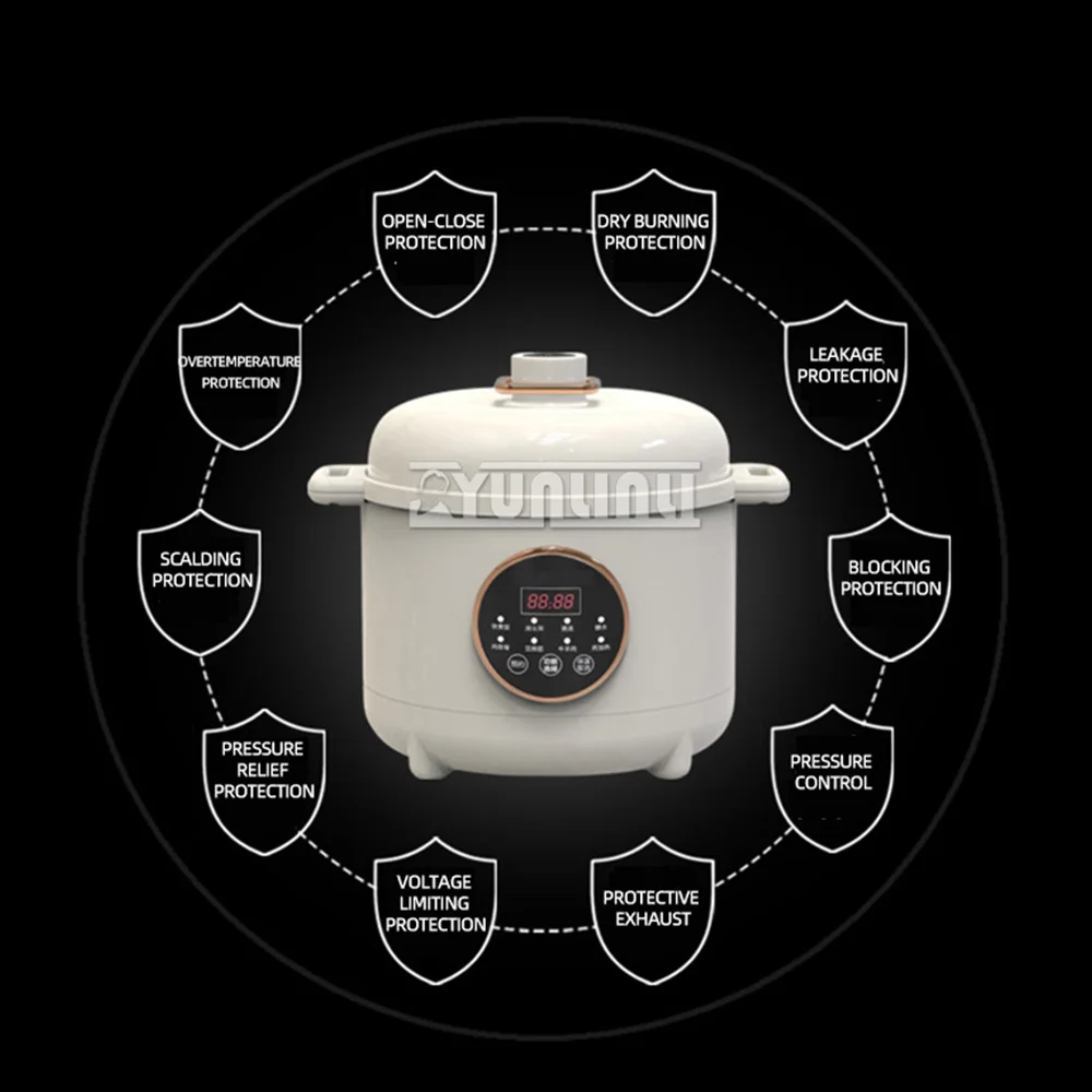 5L inteligentny szybkowar multicooker gospodarstwa domowego Electrodomesticos Para La Cocina szybkowary elektryczne szybkowar autokuiseur Riz