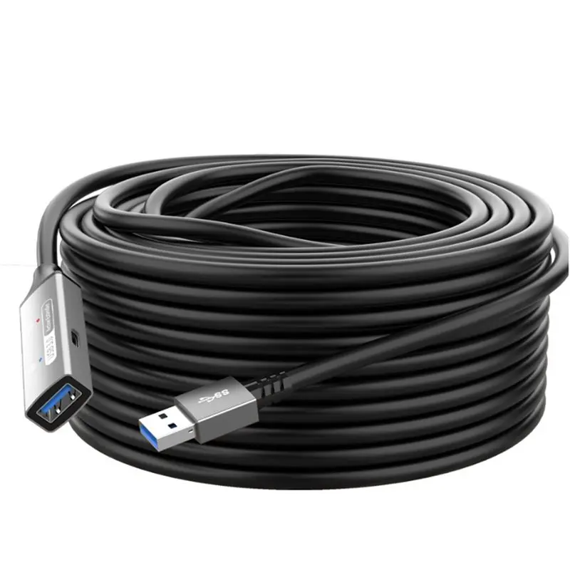 

Кабель-удлинитель USB 3.0 ABIJ-Booster Active, 20 метров, с разъемами USB 3.0 (штекер-гнездо), активный удлинитель USB 3.0