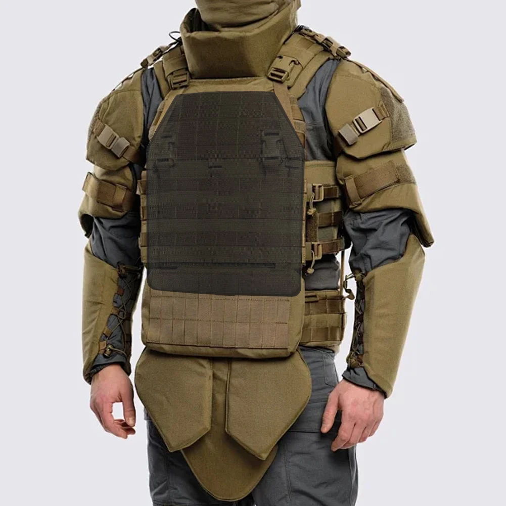 

1/2 шт. бронеплита NIJ класса IIIA из полиэтилена, 25x30 см, класс 3А, тактическая вставная пластина для рюкзака, бронежилета, защиты тела