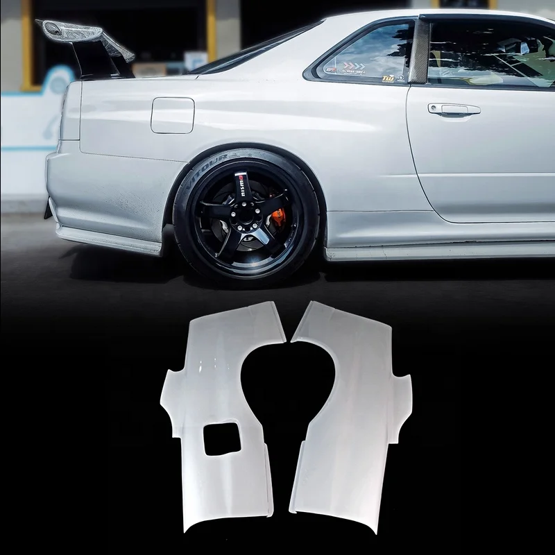 

Fiber Glass Spat R34 GTT GTR Kit OE Auto Parts (Can Fitted With Conversion Rear Bumper)