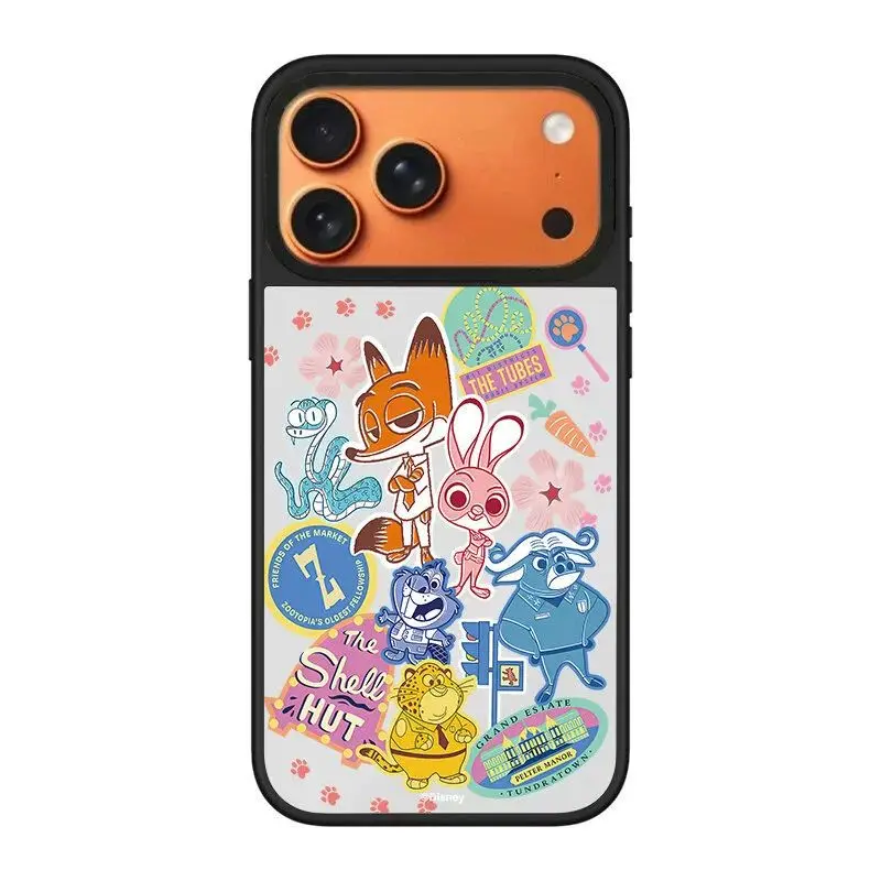 Hot speelgoed Zootopia 17 Pro Max 17 Pro Macsafe Draadloos opladen Beschermhoes Geen camerabedieningsknop