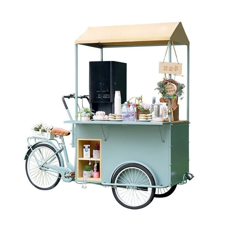 Tenda criativa de cabeça para baixo burro triciclo quadrado atividade flutuador móvel lanche mercado de carros celebridade da Internet