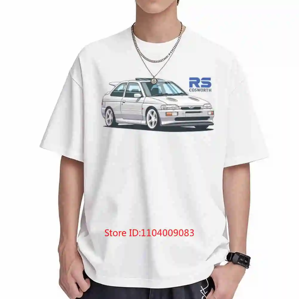 Escort RS Cosworth Short Sleeve Tee 100% Cotton T-Shirt