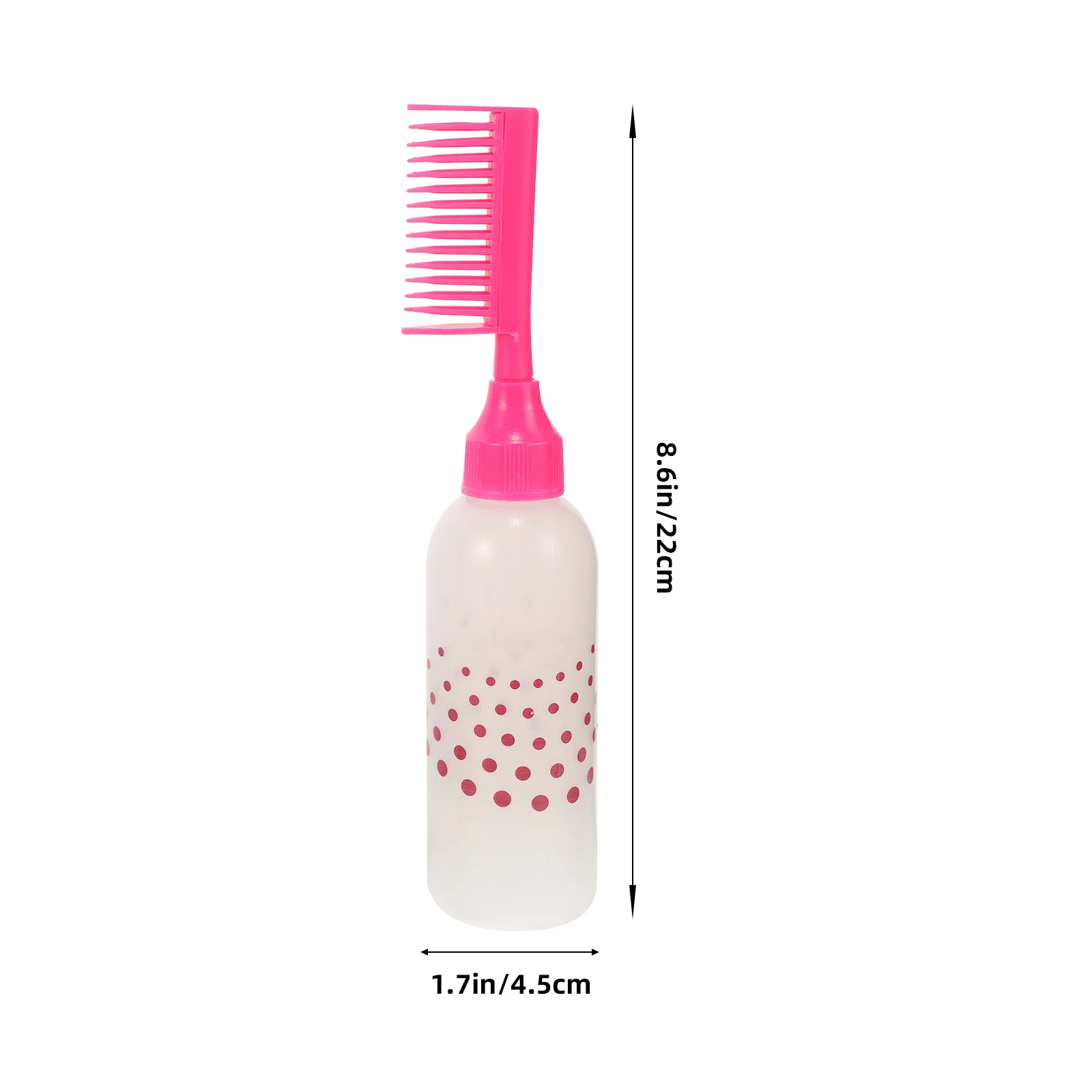 3Pcs Hair Dyeing Brush Bottles Practical Home Salon Barbershop Coloring Tools Hair Dye Comb Bottles Coloring Bottle with Comb - Image 5