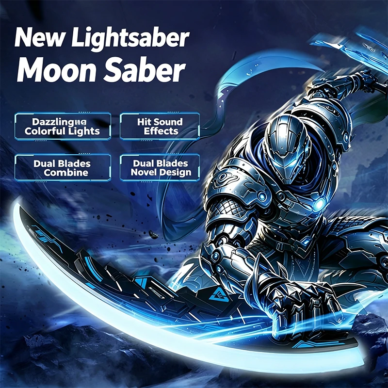 

LED Flash Light Up Sword Toy RGB Glow Cosplay Prop Sound Effect Outdoor Interactive Game Family Party Toys For Kids Adult Boy