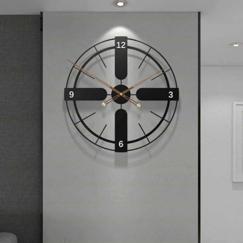

Роскошные скандинавские настенные часы, простые креативные художественные настенные часы, бесшумные современные большие эстетические часы, акриловое украшение для гостиной