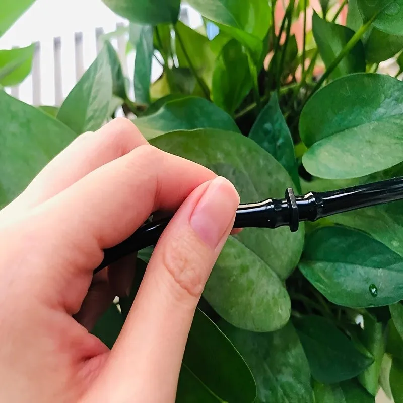 

75Pcs Double Barb Drip Connectors, Leakproof Smooth Flow for Garden Potted Plants Greenhouse, PP Material
