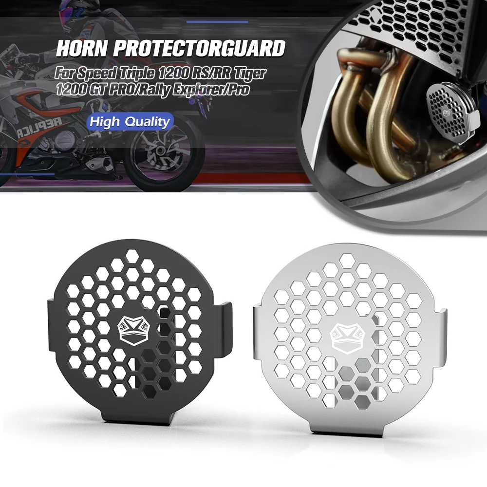 

For Speed Triple 1200 RS/RR Tiger 1200 GT PRO/Rally Explorer/Pro New Motorcycle Alumiunm Accessories Horn Cover Guard Protector