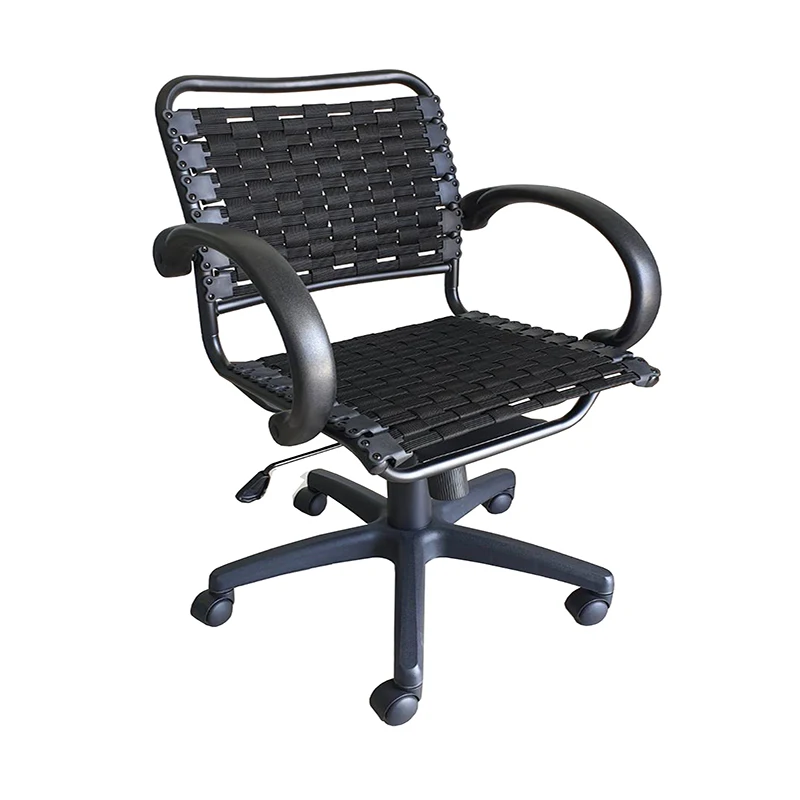 Bungee Arm Office Chair With Black Coating  On-Site