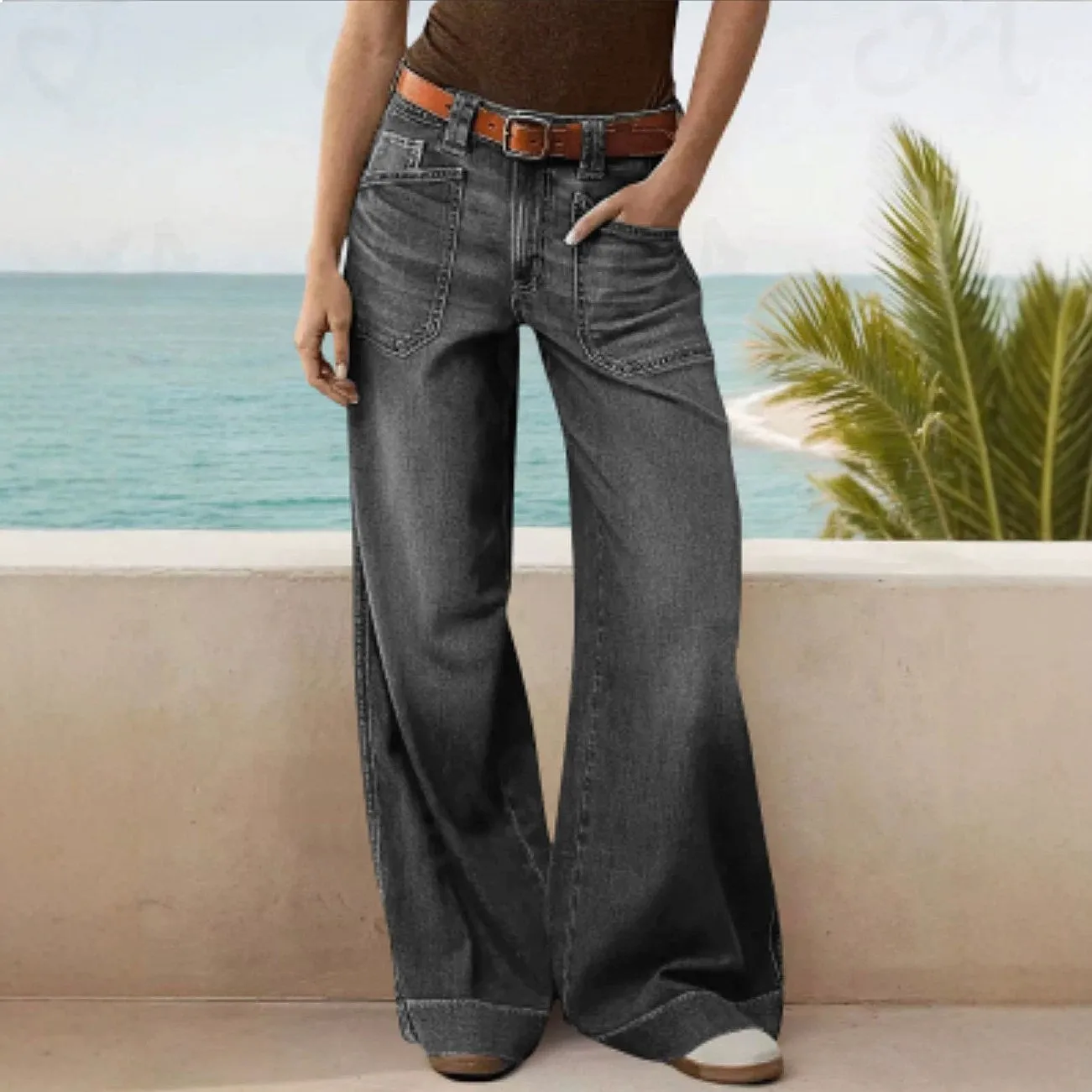High Waist Stretch Skinny Jeans for Women, Trendy Slim Fit Denim Pants, Casual Straight Leg Trousers, Multi Color Denim Jeans