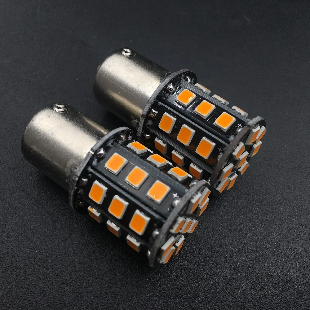 BA15S P21W R5W R10W 1156 1141 1003 33 SMD 2835 LED Car Rear Turn Signal Lamp Auto Backup Reverse Light Bulbs White Red Amber 12V