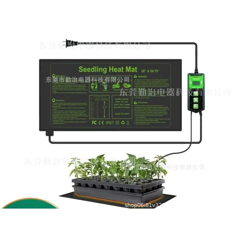 Electric Seedling Heating Pad with Thermostat Waterproof Cold Resistant Flame Retardant for Plant Germination Indoor