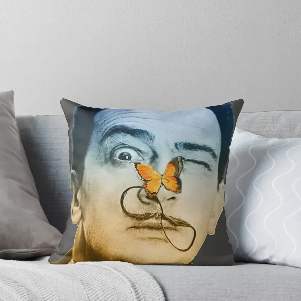

Salvador Dali butterfly man Throw Pillow Decorative Cushions For Living Room Couch Cushions Cushion Child pillow