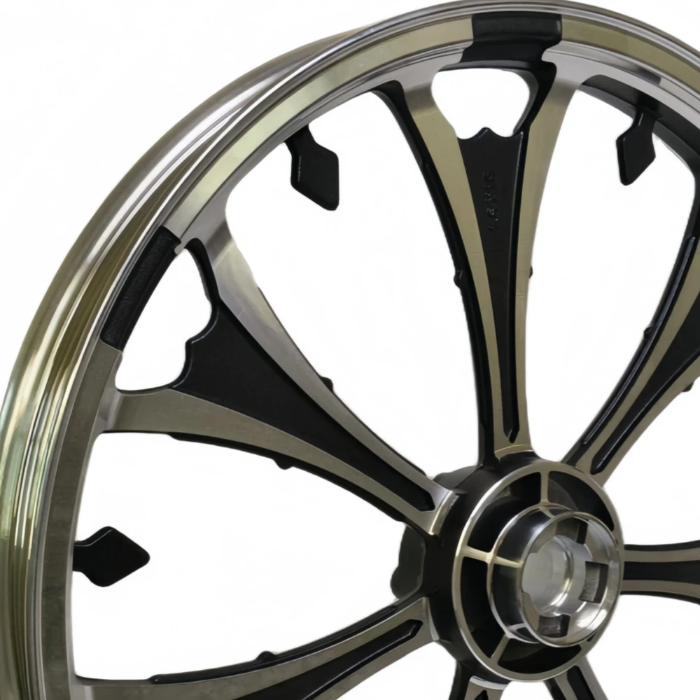 For Honda CG125 18Inch 7‑Spoke Alloy Drum‑Brake Wheel Rim Anti‑deformation Impact‑proof Stable‑riding Custom mod spare parts