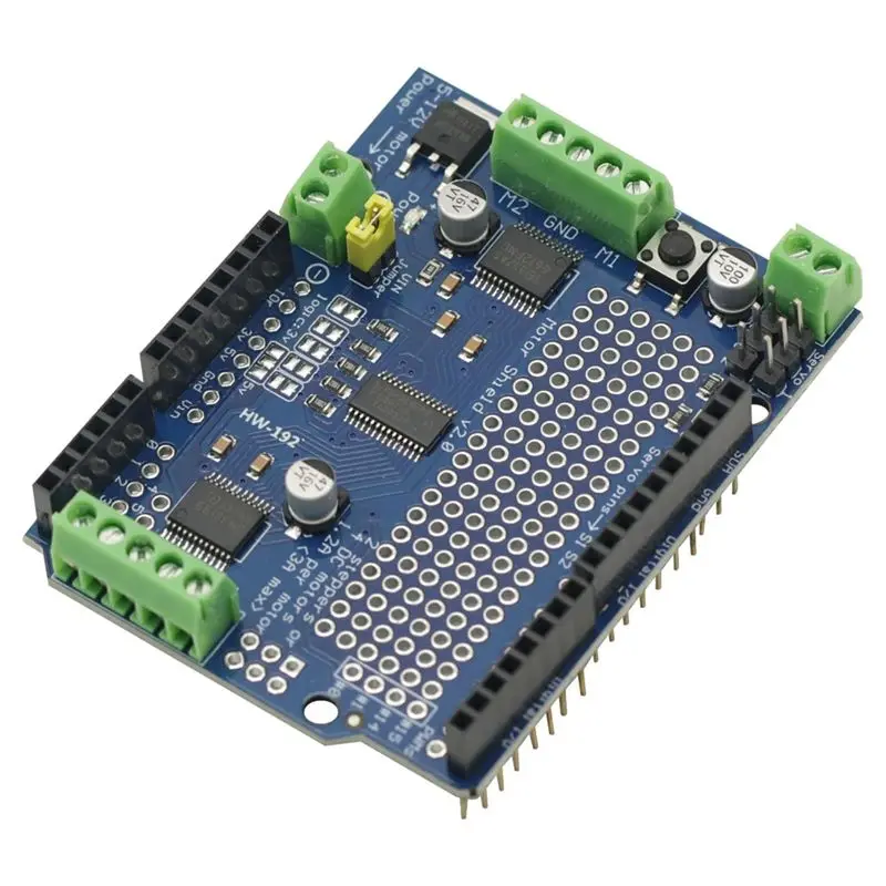 

A89X TB6612 Mosfet Stepper Motor PCA9685 Standard IIC I2C PWM Servo Driver Shield V2 для Arduino Robot PWM Mega R3