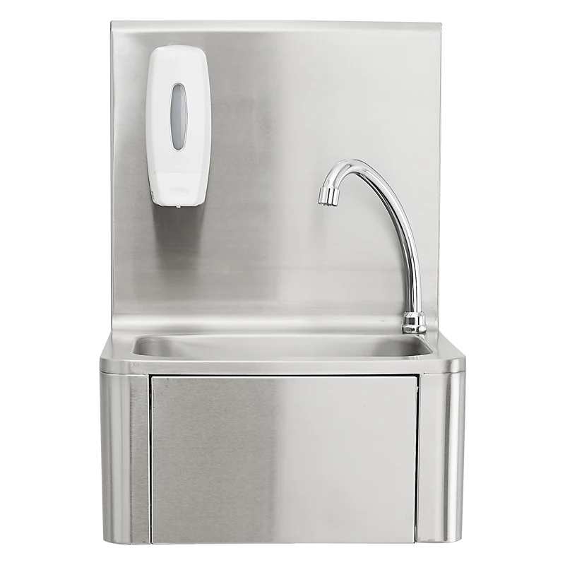 304 Stainless Steel Lavabo Kitchen Bathroom Knee-Top Basin Non-Contact Wall-Hung Basin Purification Pool