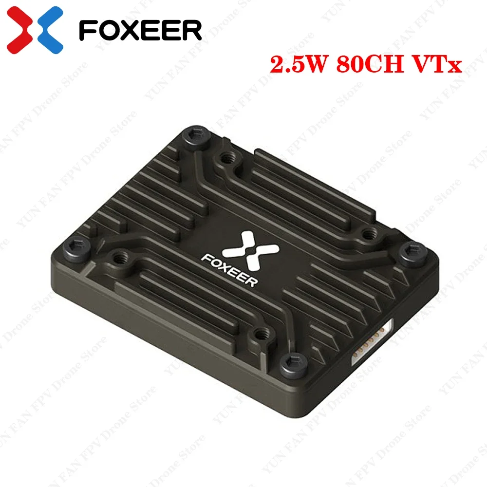 

FOXEER 4.9G-6G Reaper Extreme V2 2.5W 80CH VTX 25mW/200mW/500mW/1.5W/2.5W Adjustable 2-8S 20X20mm for RC FPV Long Range Drone