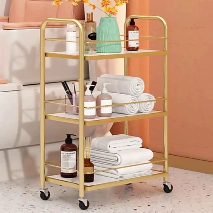 Makeup Utility Salon Trolley Storage Luxury Cart Medical Salon Trolley Tattoo Simple Carrello Attrezzi Salon Furniture BL5ST