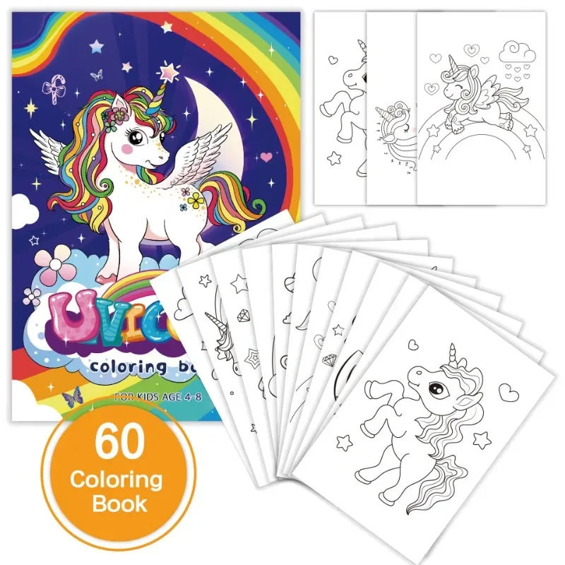 unicorn mermaid coloring book para criancas desenhos animados graffiti enlightenment anos 60 01