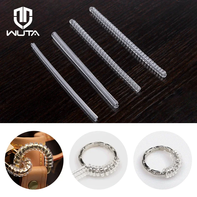 WUTA 4pcs Spiral Protection Ring for Bag Adjuster Jewelry Tools Spiral Based Ring Size Guard Tightener Reducer Resizing Tool