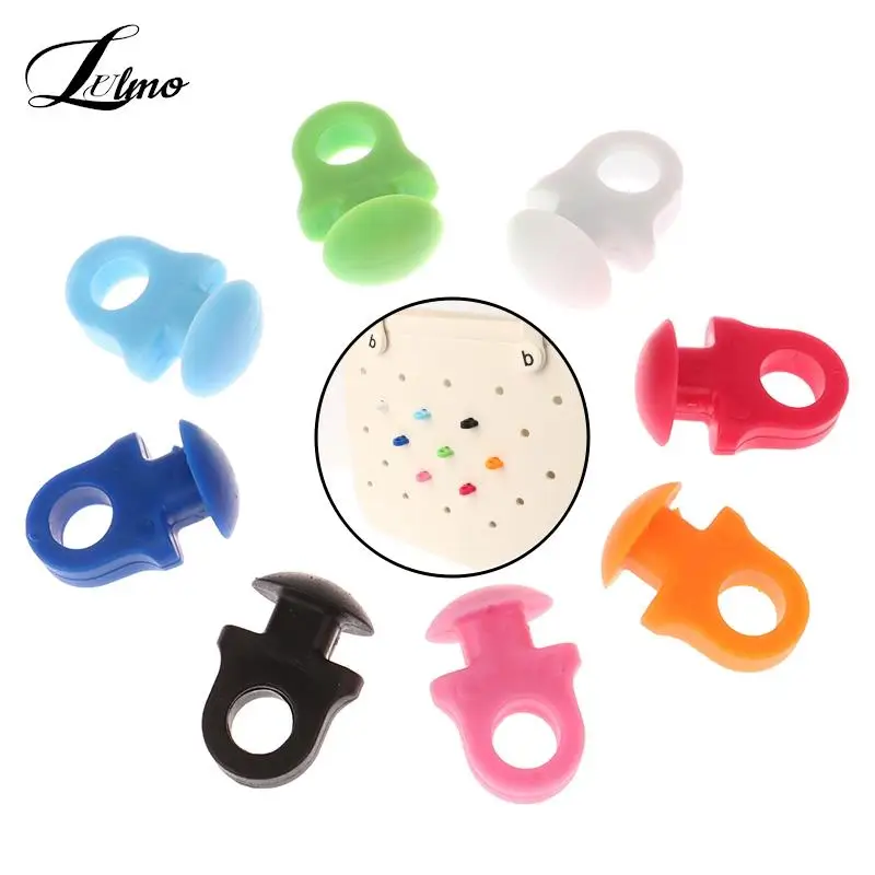 Hooks Accessories For Bogg Bags Mushroom Button Plastic Buckle Key Storage Hooks Tote Bag Holder Connector