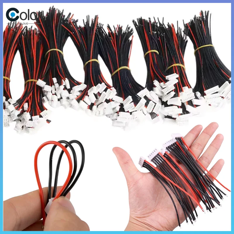 10 Stück/Set 30cm 1s 2s 3s 4s 5s 6s Lipo Akku Balance-Ladekabel Imax B6 Anschlusskabel Großhandel
