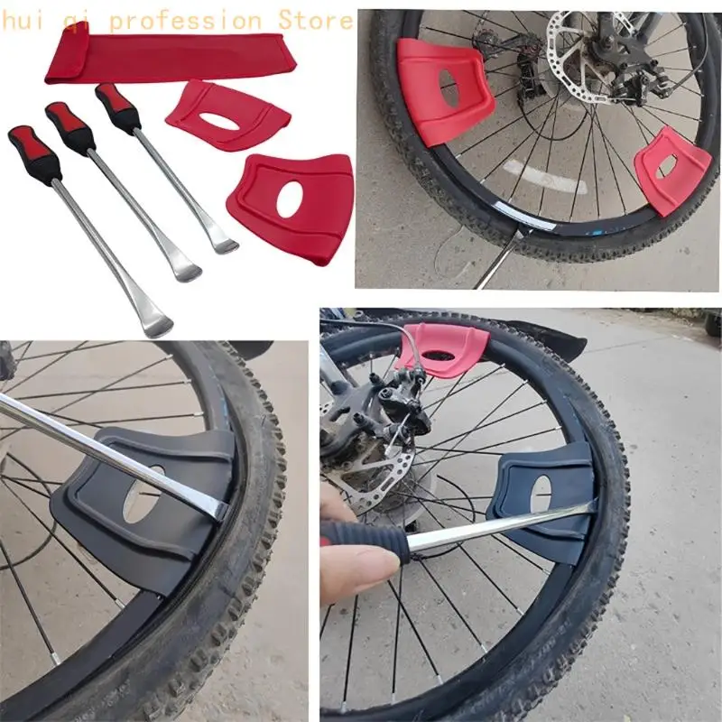 Motorrad-Reifenwechsel-Felgenschutz mit Mittelgriff-Öffnungsdesign für Motorräder H8WE – Detail 9