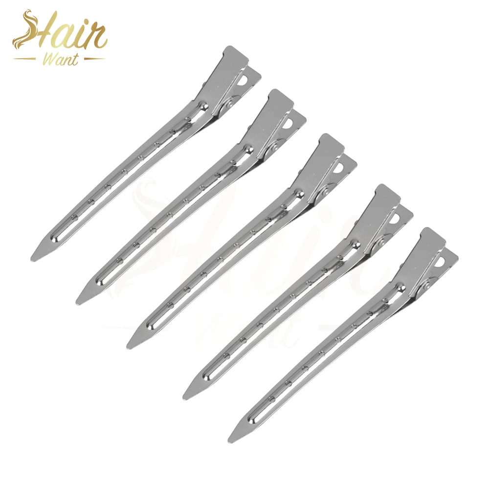 

Hair Wan Metal Hair Clips Duckbilled Alligator Sectioning Clips Ladies Beauty Styling Makeup Salon for Hairpin Hairdressing Tool