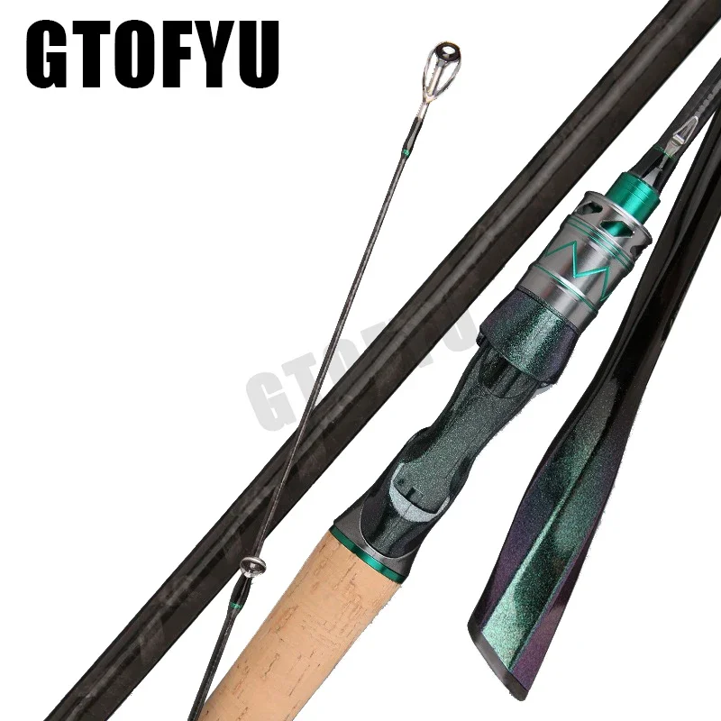 Fishing Rod 2 Section Lure 1.8m Spinning/Casting Fishing Rod M Power High Carbon Fishing Pole Lure Weight 5-30g Baitcasting Rod