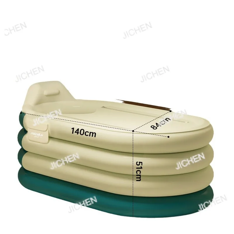 

Bathing Bucket for Adults, Inflatable Bathtub, Thickened and Foldable Full Body Sitting Bathtub Sweat Steaming Medicine Bath