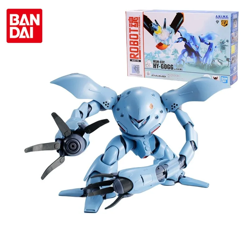 

Bandai Original Gundam Model Kit Anime Figure THE ROBOT SPIRITS MSM-03C HY-GOGG Ver.ANIME Action Figures Toys Gifts for Children