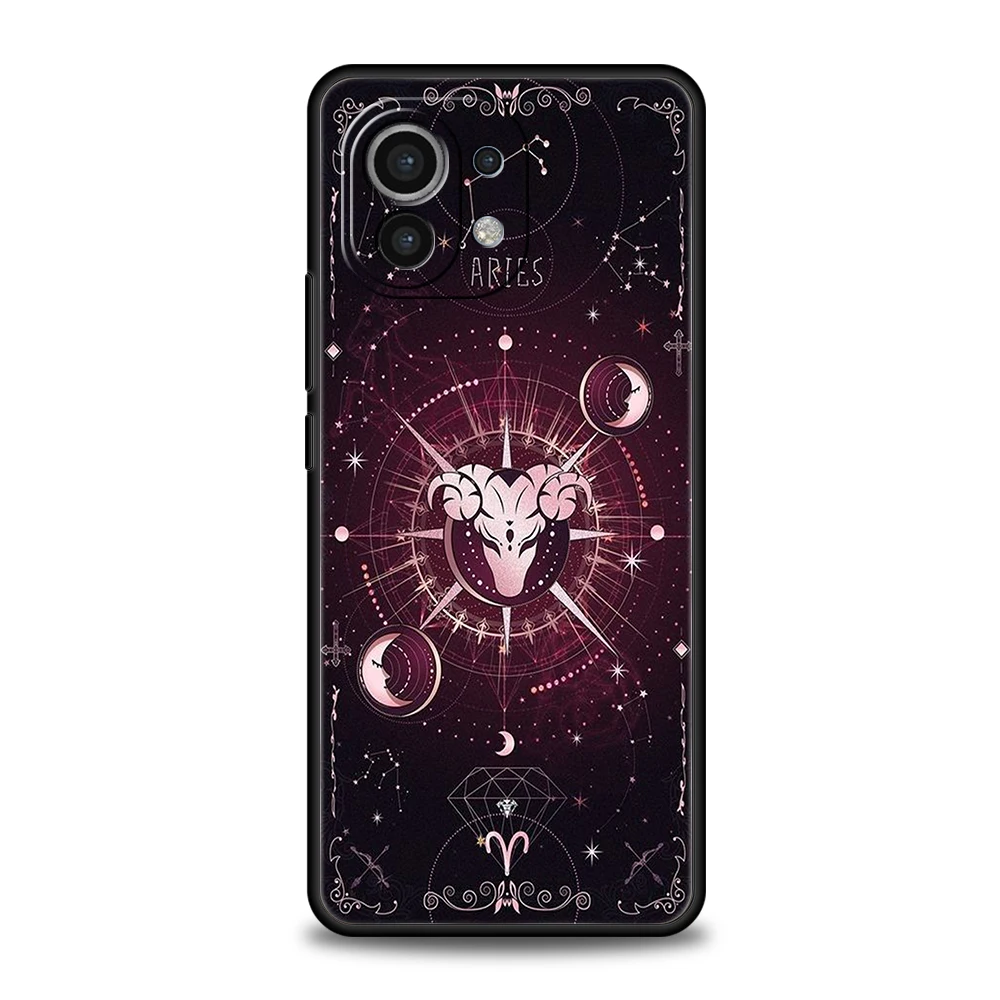 Constellation Virgo Aries Phone Case Cover for Xiaomi Mi 15 14 13 12 11 Ultra 14T 13T 12T 11T 10T Pro Lite 5G Shockproof Capas